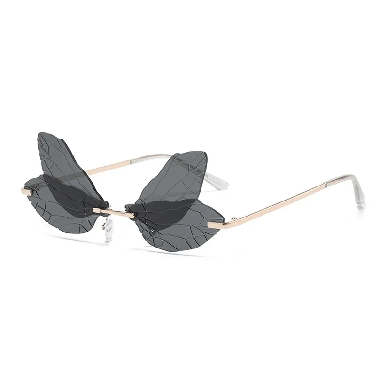NOME Metal Plastic Irregular Shape Sunglasses Unisex