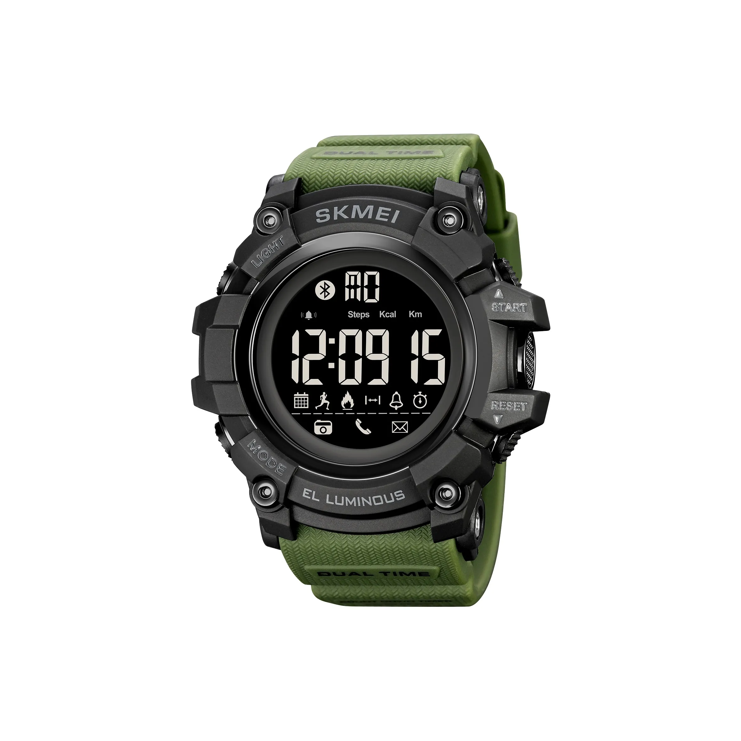 SKMEI Электронные Механические Часы Унисекс Черный Циферблат