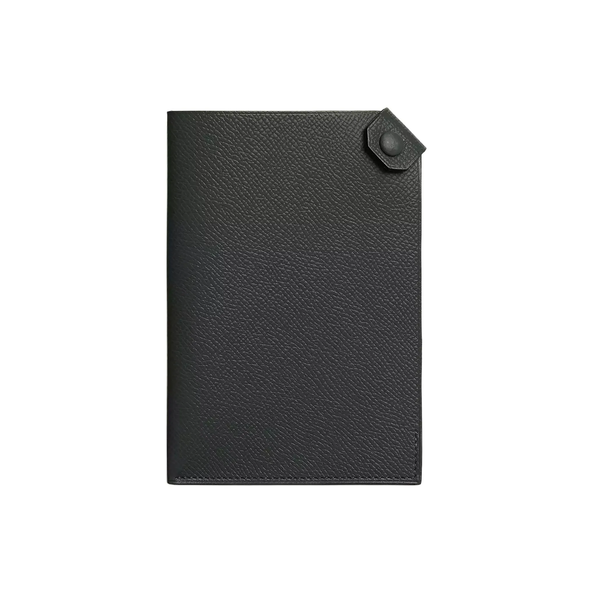 HERMES Tarmac Эпсомская кожа Держатель для паспорта Стандартный Унисекс 67 Vert FONCE Темно-зеленый