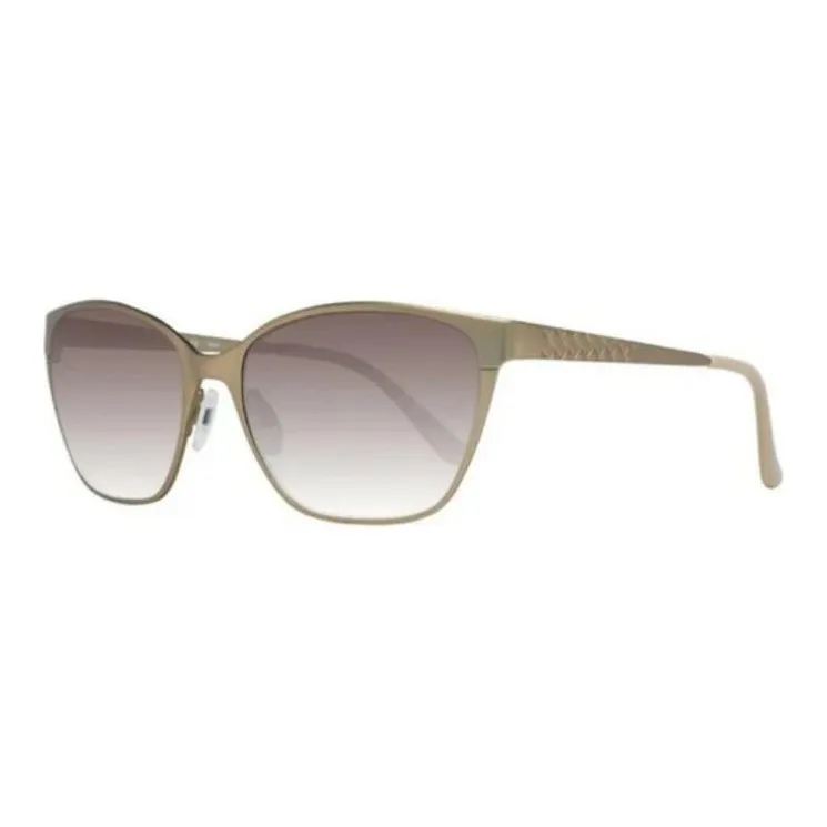 ELLE Metal Irregular Shape Sunglasses Women's Gold