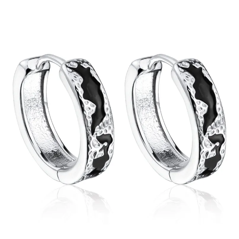 FOREVER MELODY 999 Fine Silver Earrings Men's