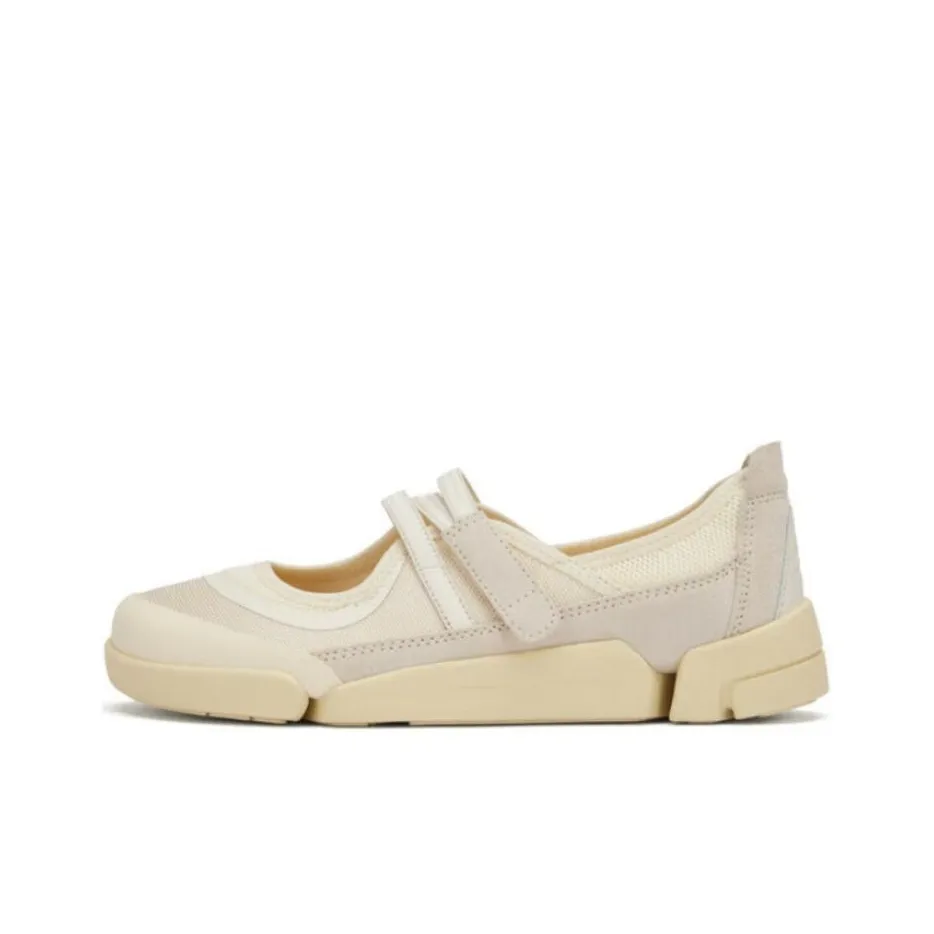 Clarks THREE Petal Shoes 2,0 Коллекция Туфли Мэри Джейн Женские Белые