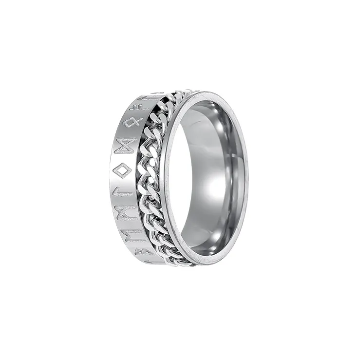 MISS XIA JWY Titanium Steel Rings Men's