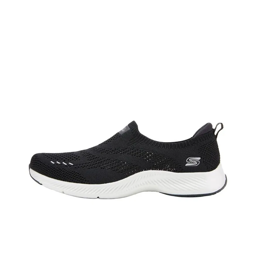 Skechers GO WALK Anti Slip Wear Resistant Low Top Casual Shoes Women's Black