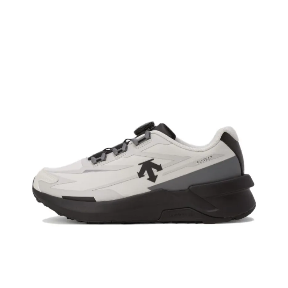DESCENTE Futect Boa Low Топ Casual Унисекс Белый Черный