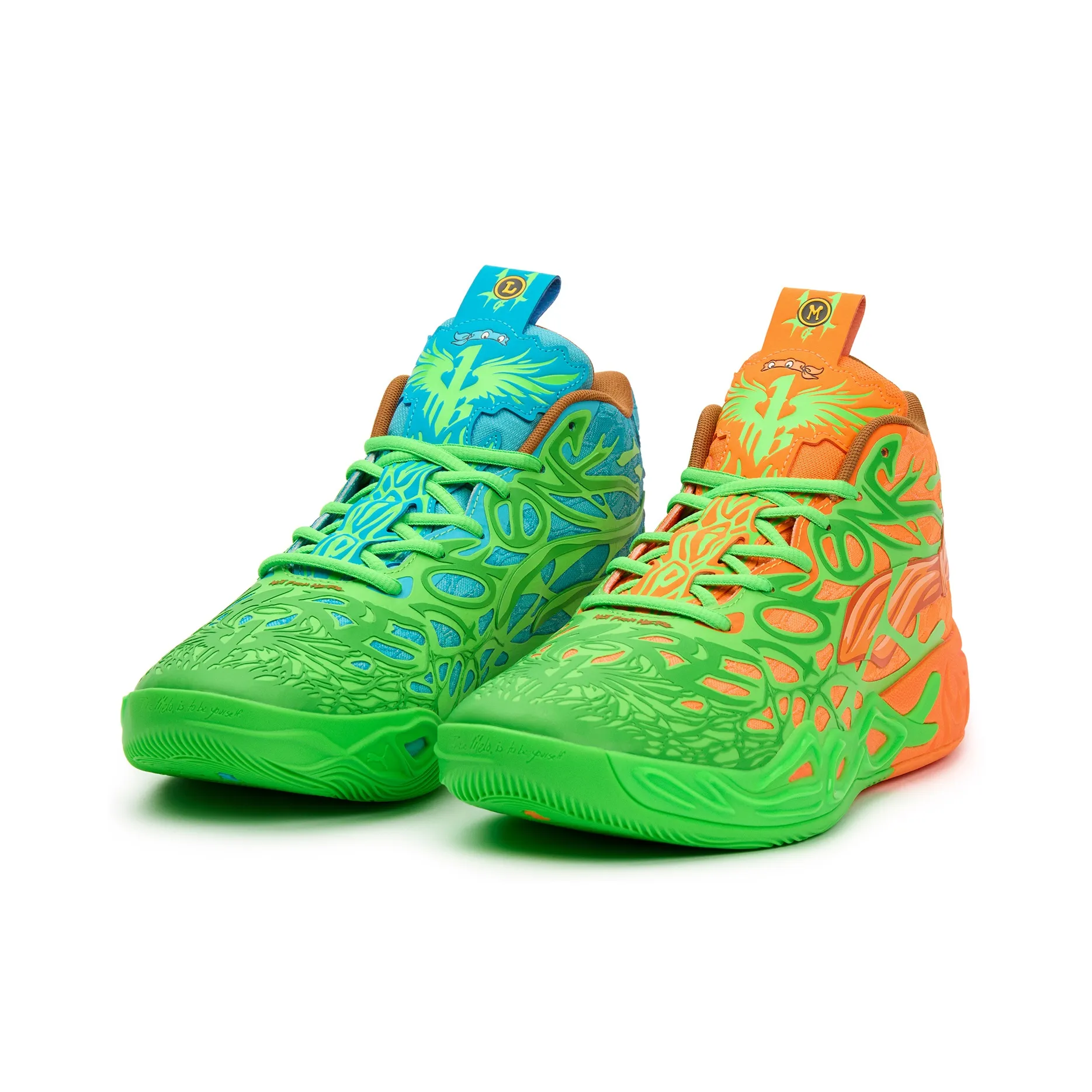 PUMA LaMelo Ball MB.04 Teenage Mutant Ninja Turtles Leonardo & Michelangelo