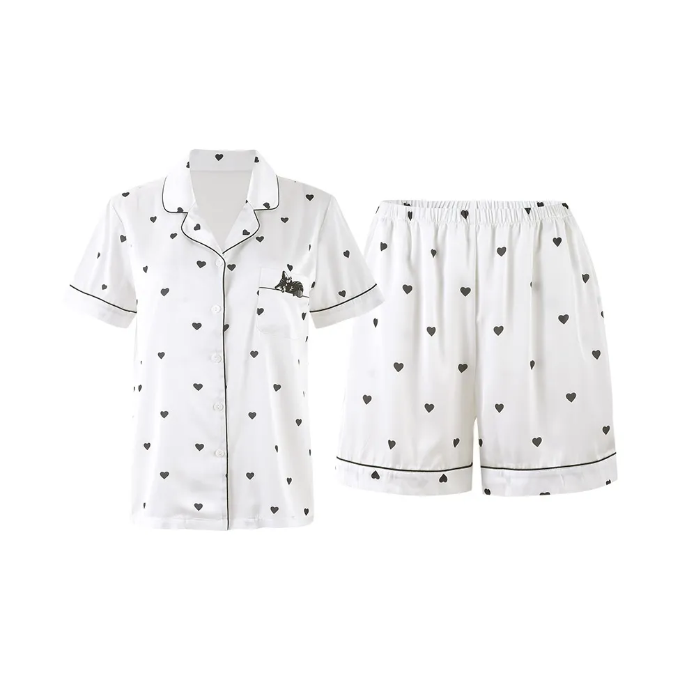 MY BODY Ледяной шелк Пижамный комплект Женские