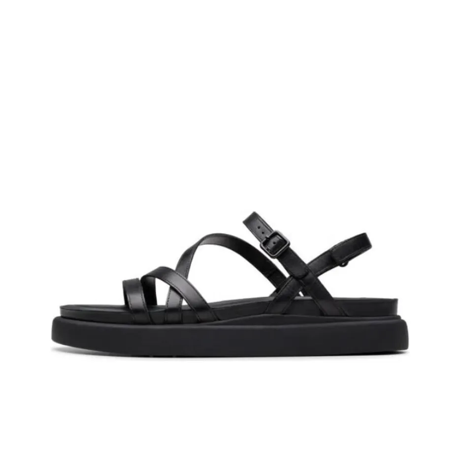 Clarks Aristra Коллекция One Ремешок Сандалии 3 см Женские Черные