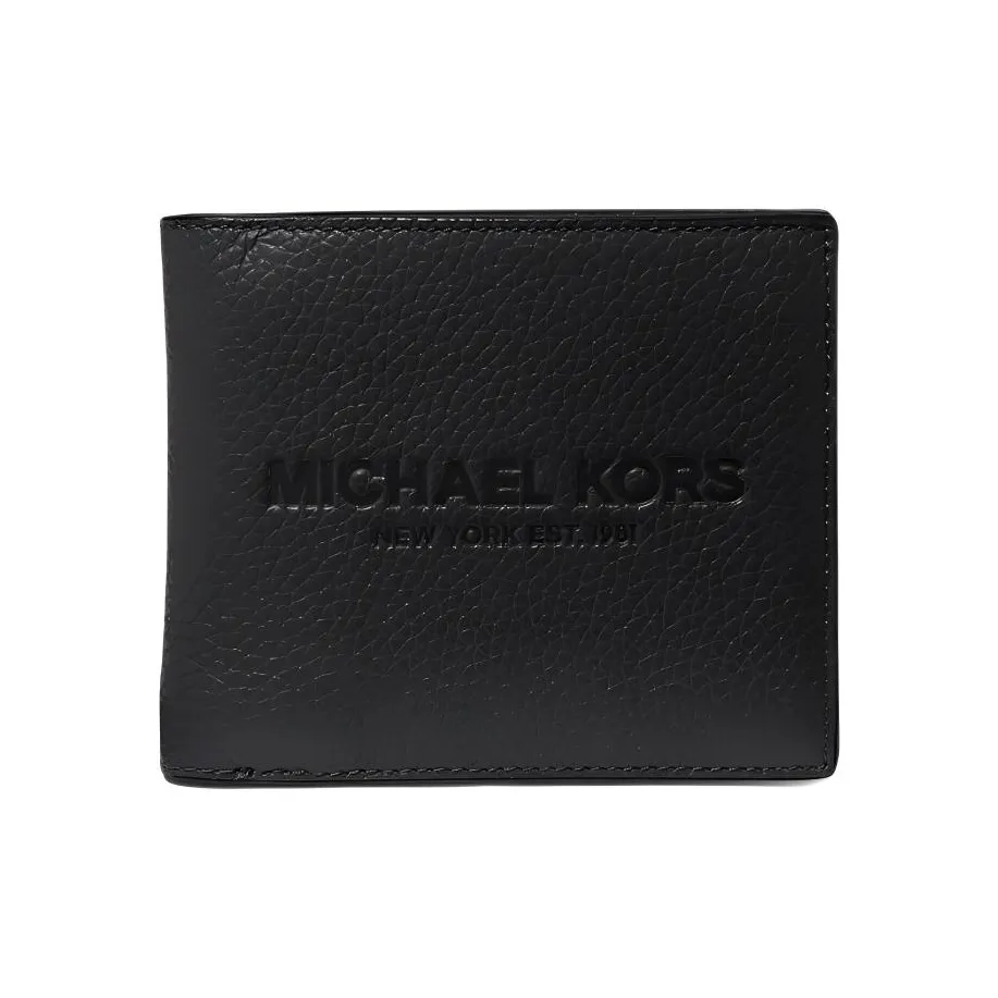 MICHAEL KORS MK Cooper Коровья кожа Кошелек Мужской Черный