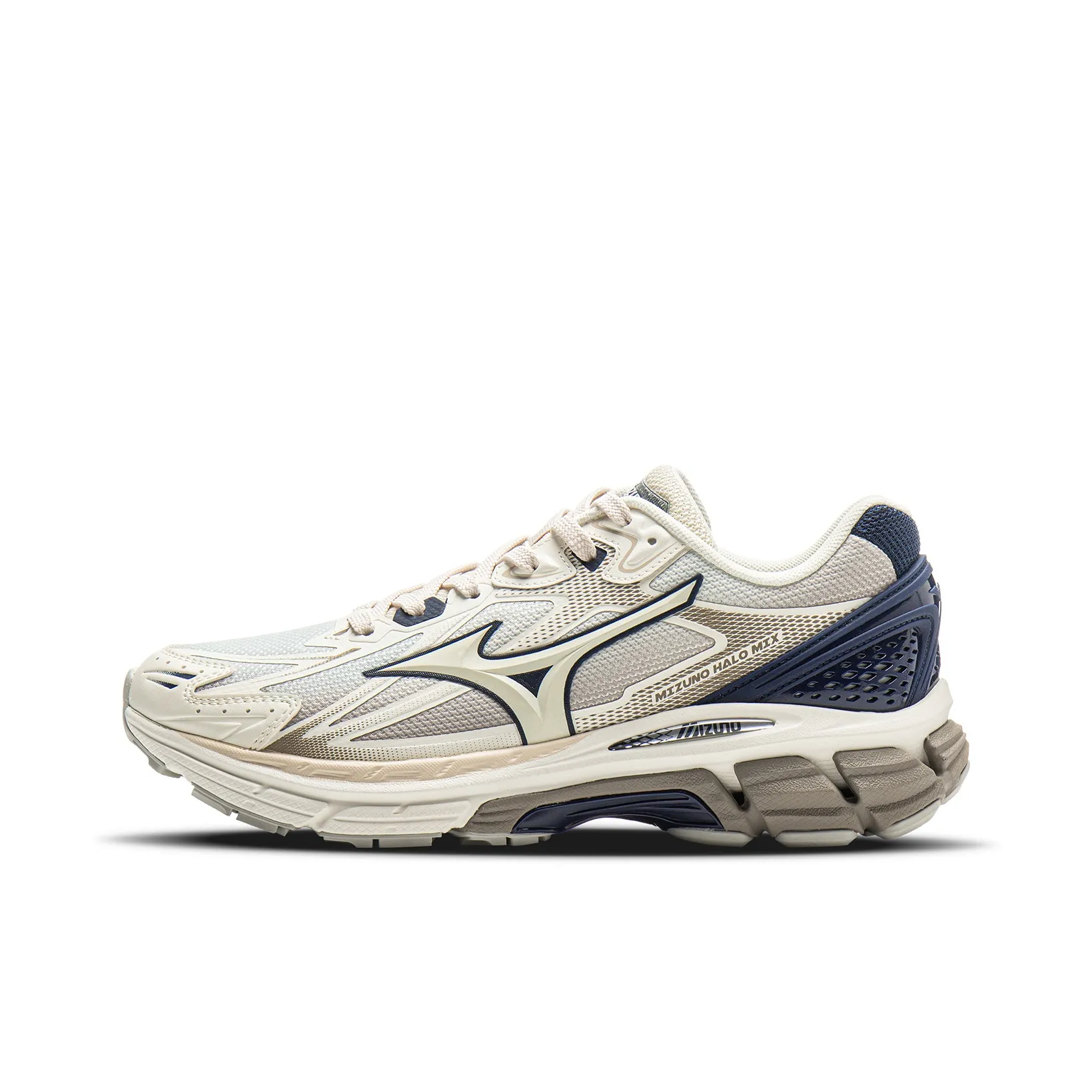 Mizuno Halo MI противоскользящие и устойчивые к истиранию поддержка низкий топ беговые кроссовки женские серый синий