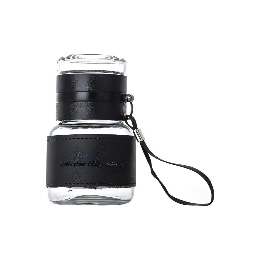 Complex Glass Cup With Tea Infuser Premium Outdoor Portable Transparent Tea Brewing Cup