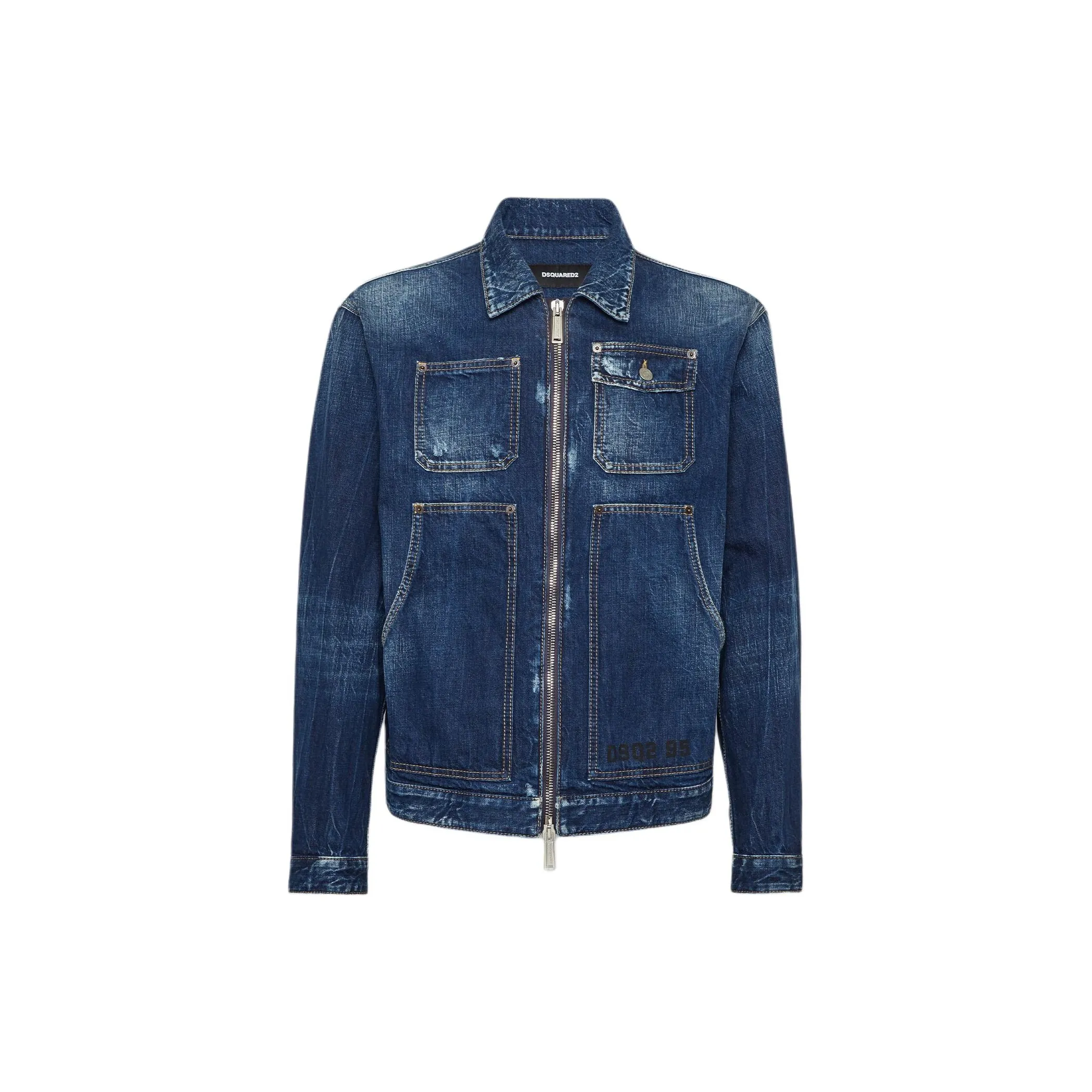 Dsquared2 Semplice Carpenter Distressed Jean Jacket