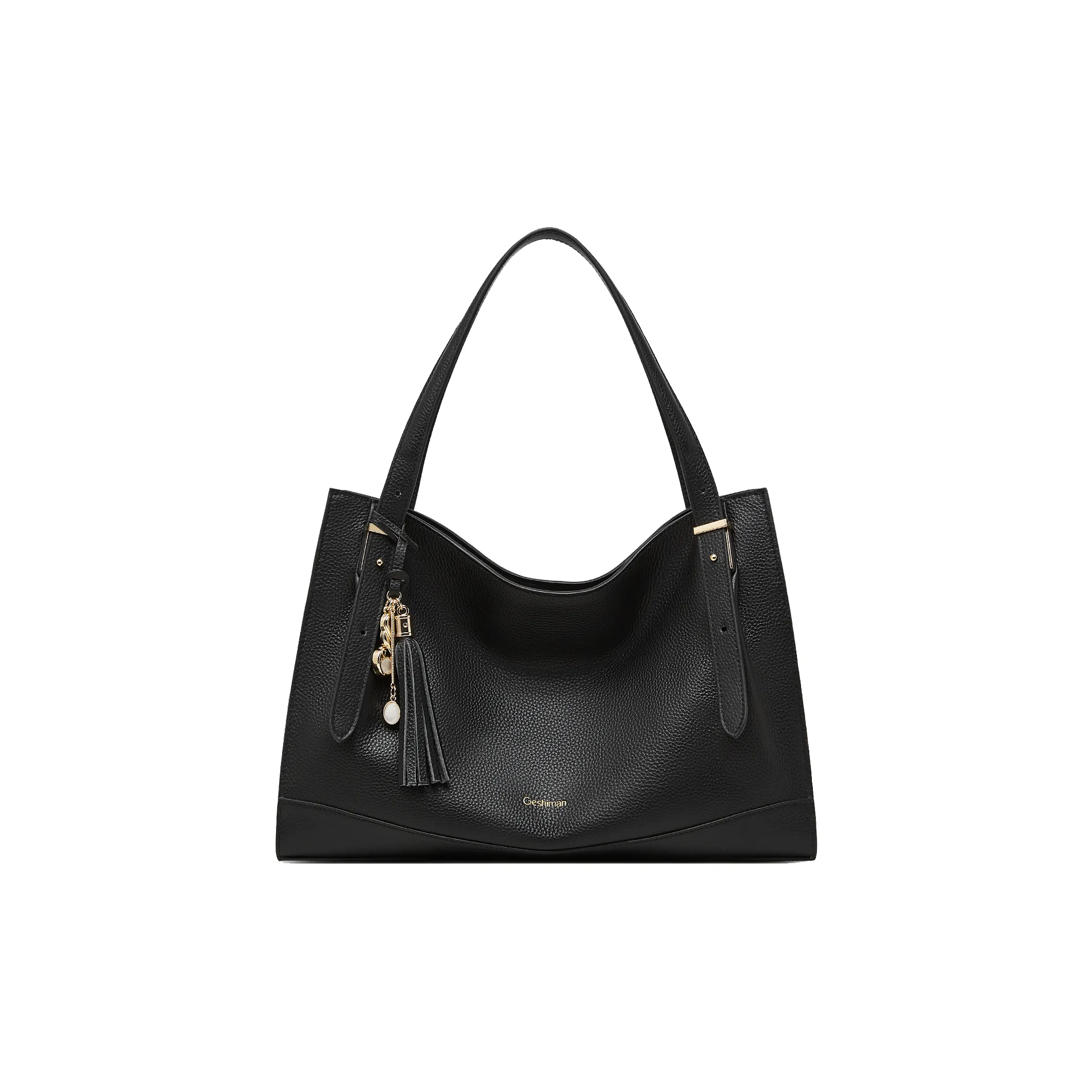 Geshiman Cow Leather Handbag Women's Multicolor