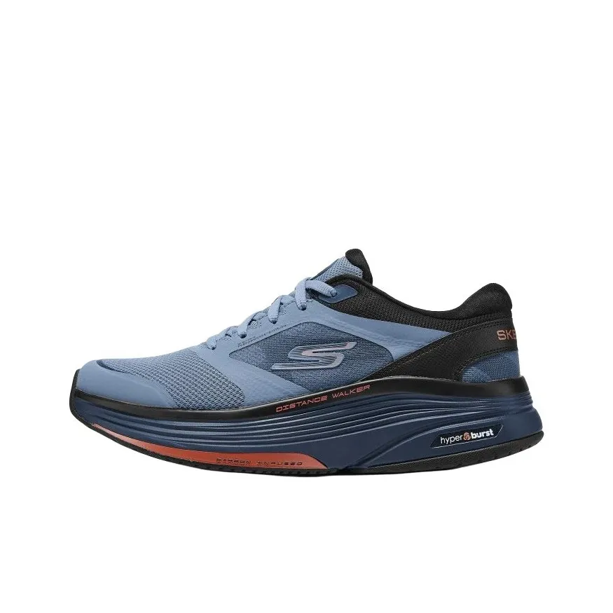 Skechers MEN'S GO WALK Устойчивый к истиранию Баланс Низкий Топ Повседневный Мужской Синий