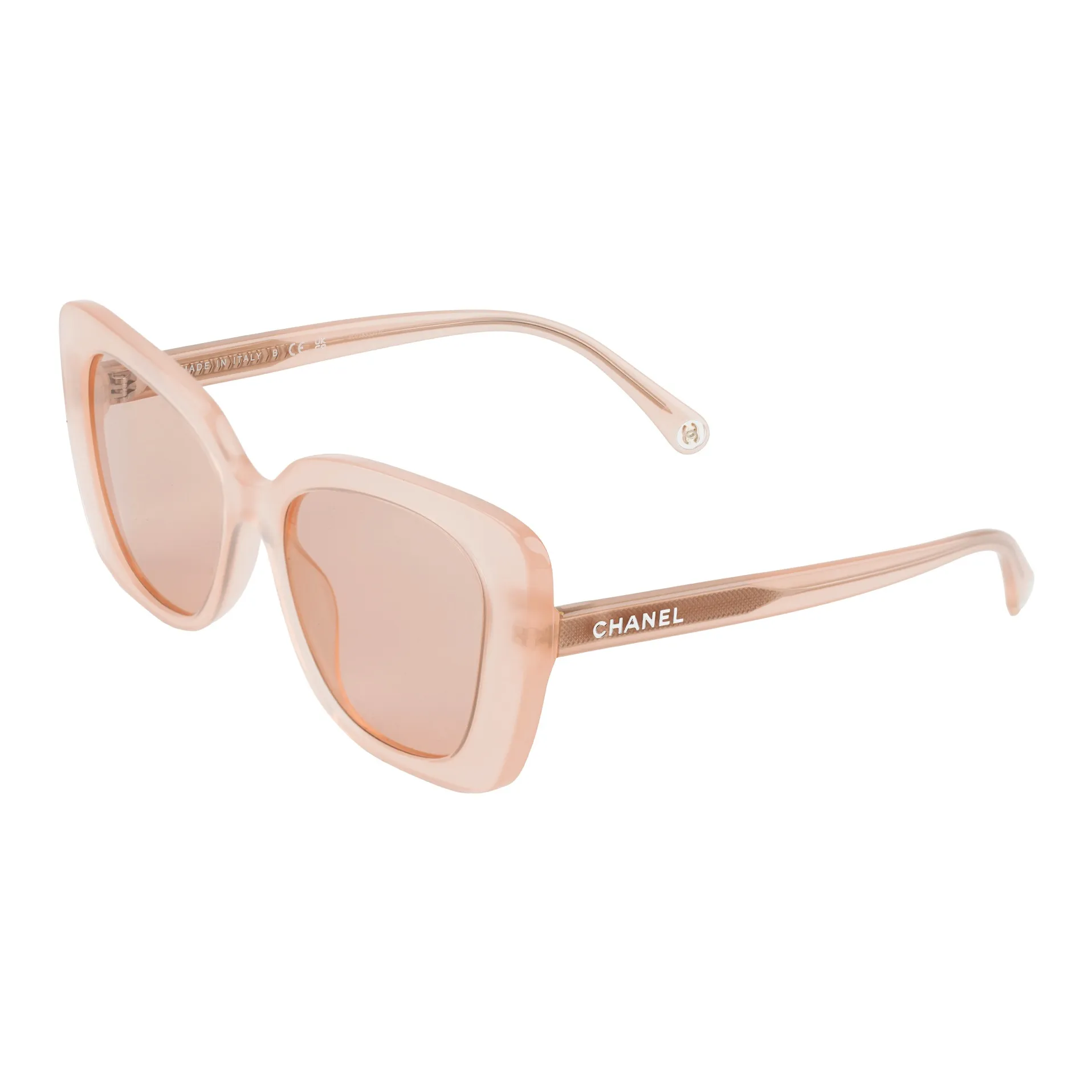 CHANEL Butterfly Sunglasses Women's Pink