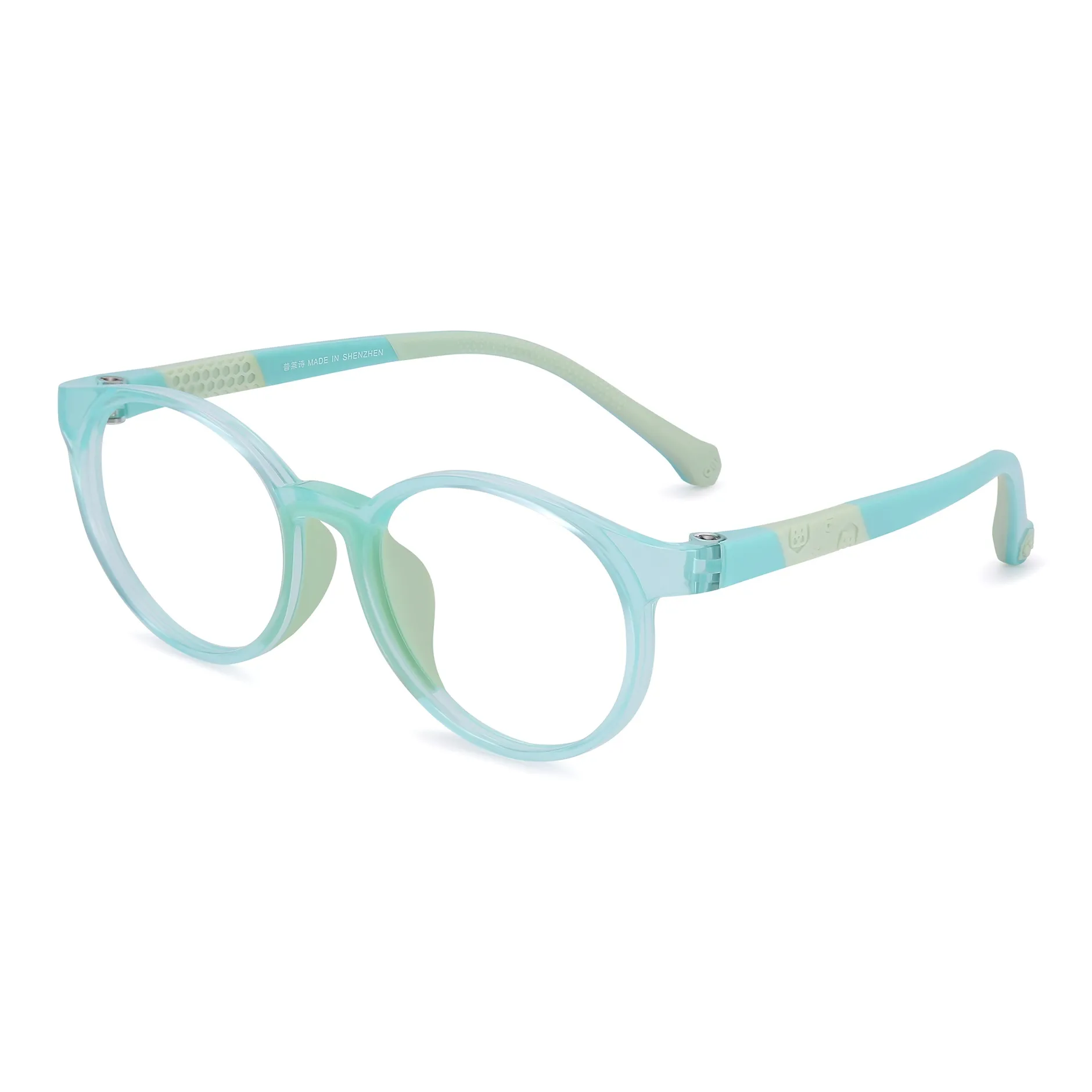 PULAIS TR Памятный пластик Круглый OPTICAL Очки Детский Зеленый