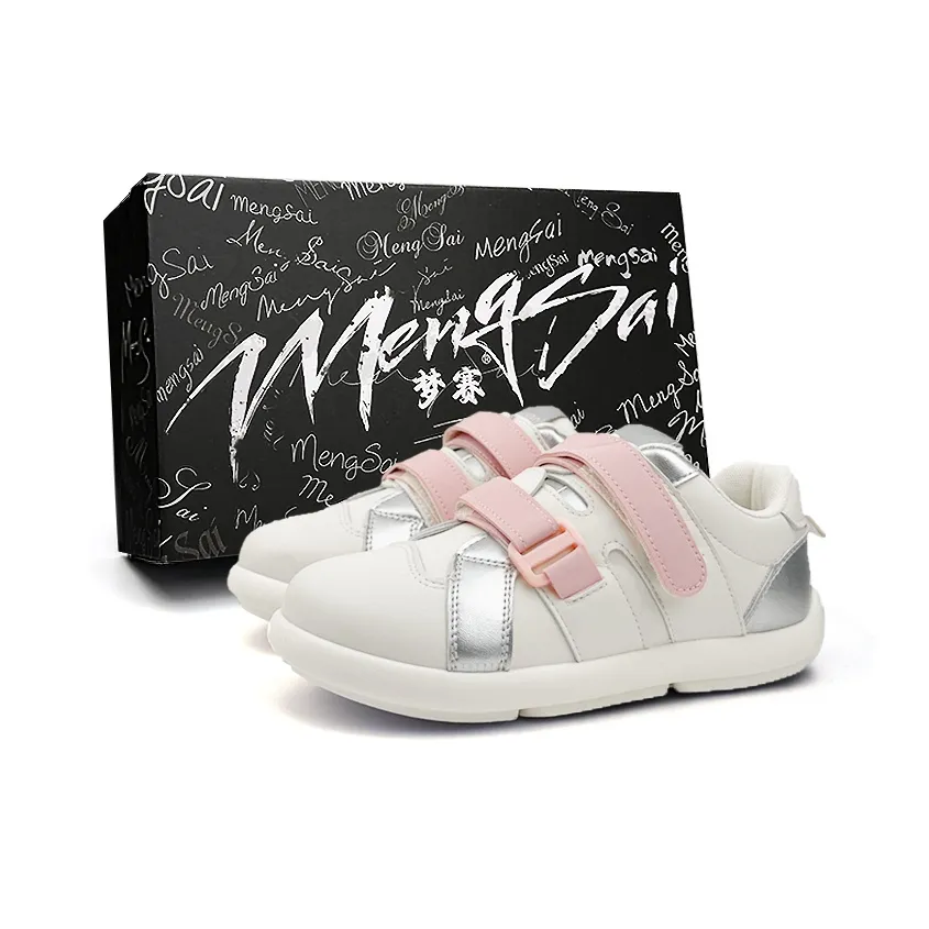 Mengsai Износостойкие и Легкие Низкие Кроссовки для Скейтбординга Женские Розовые Серебряные
