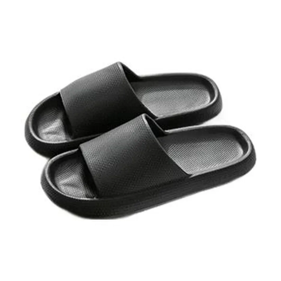NAIHUO Four Seasons EVA Squashy And Bouncy Feeling Platform Slippers Home Bathroom Slip Resistant Odor Resistant Unisex