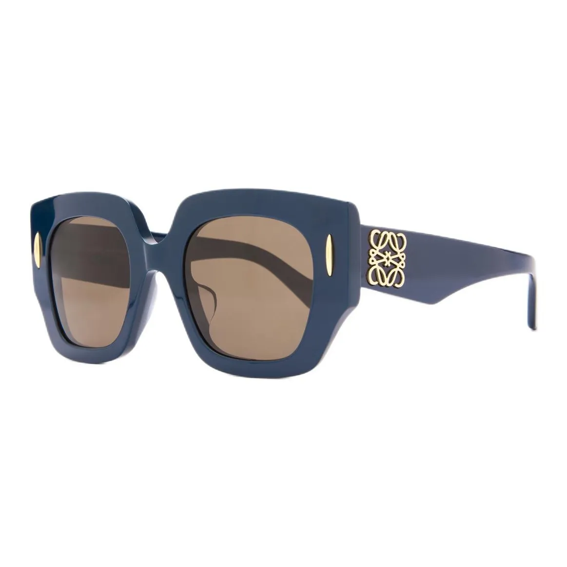 LOEWE Совместное издание Нерегулярная форма Солнцезащитные очки Женские Синий