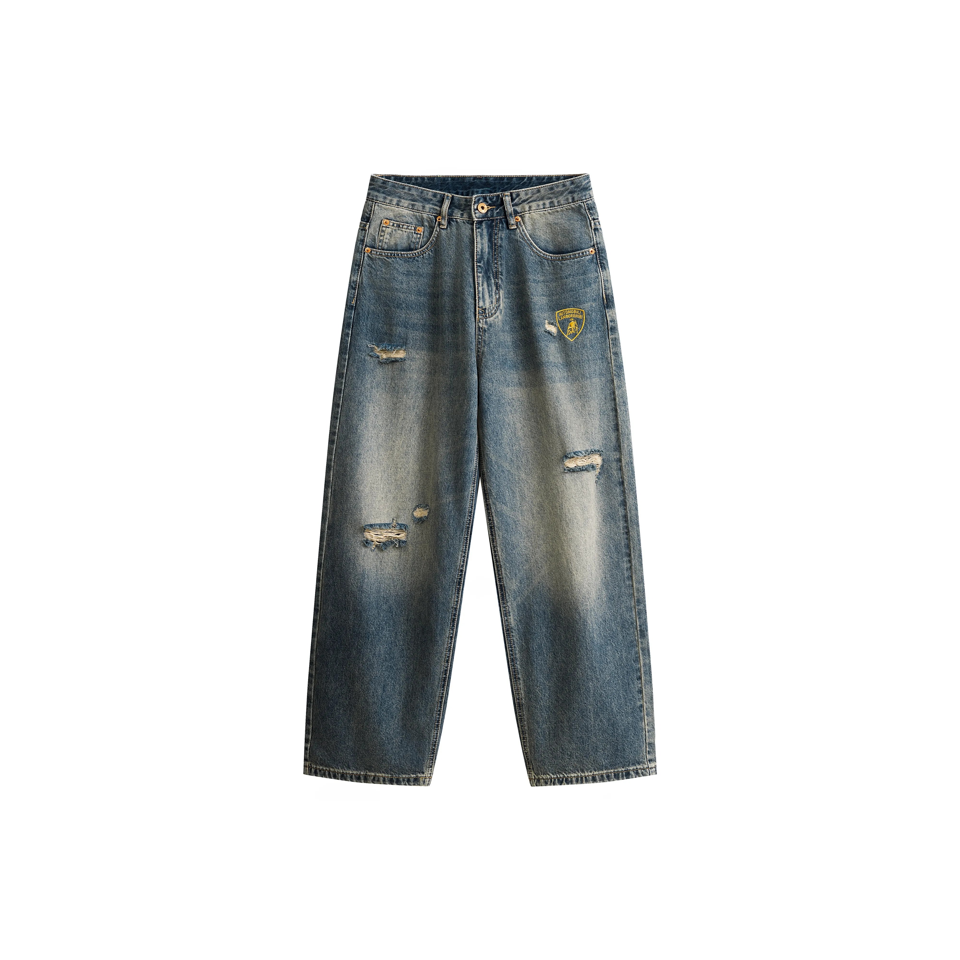 Automobili Lamborghini Jeans Unisex Blue