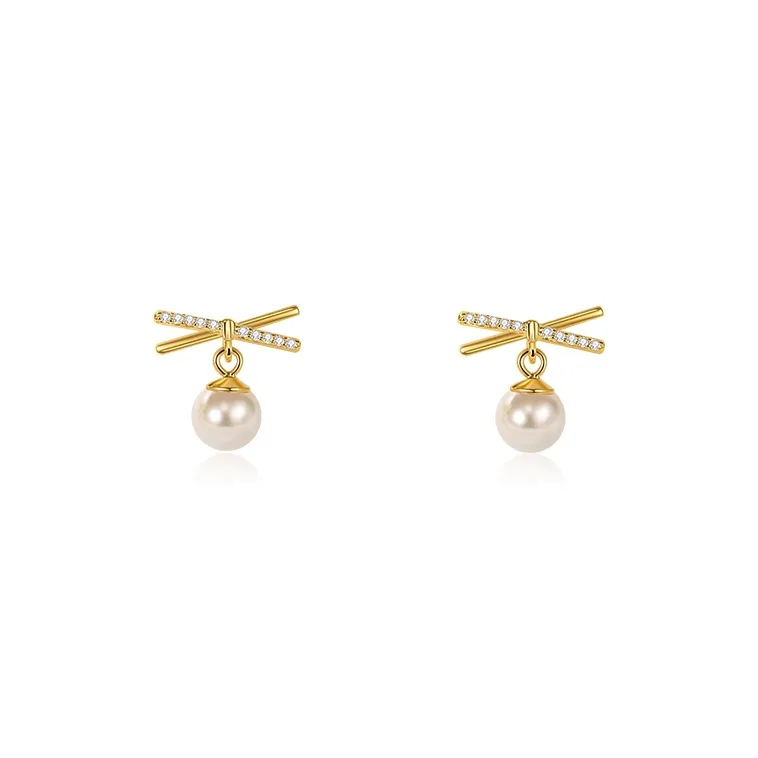 BHI Alloy Stud Earrings Women's