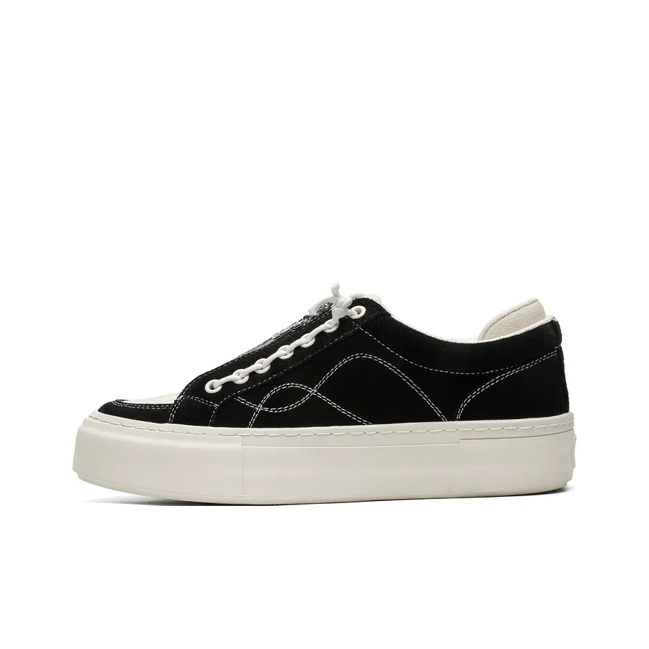 PAVEA Low Top Canvas Shoes Men's Black