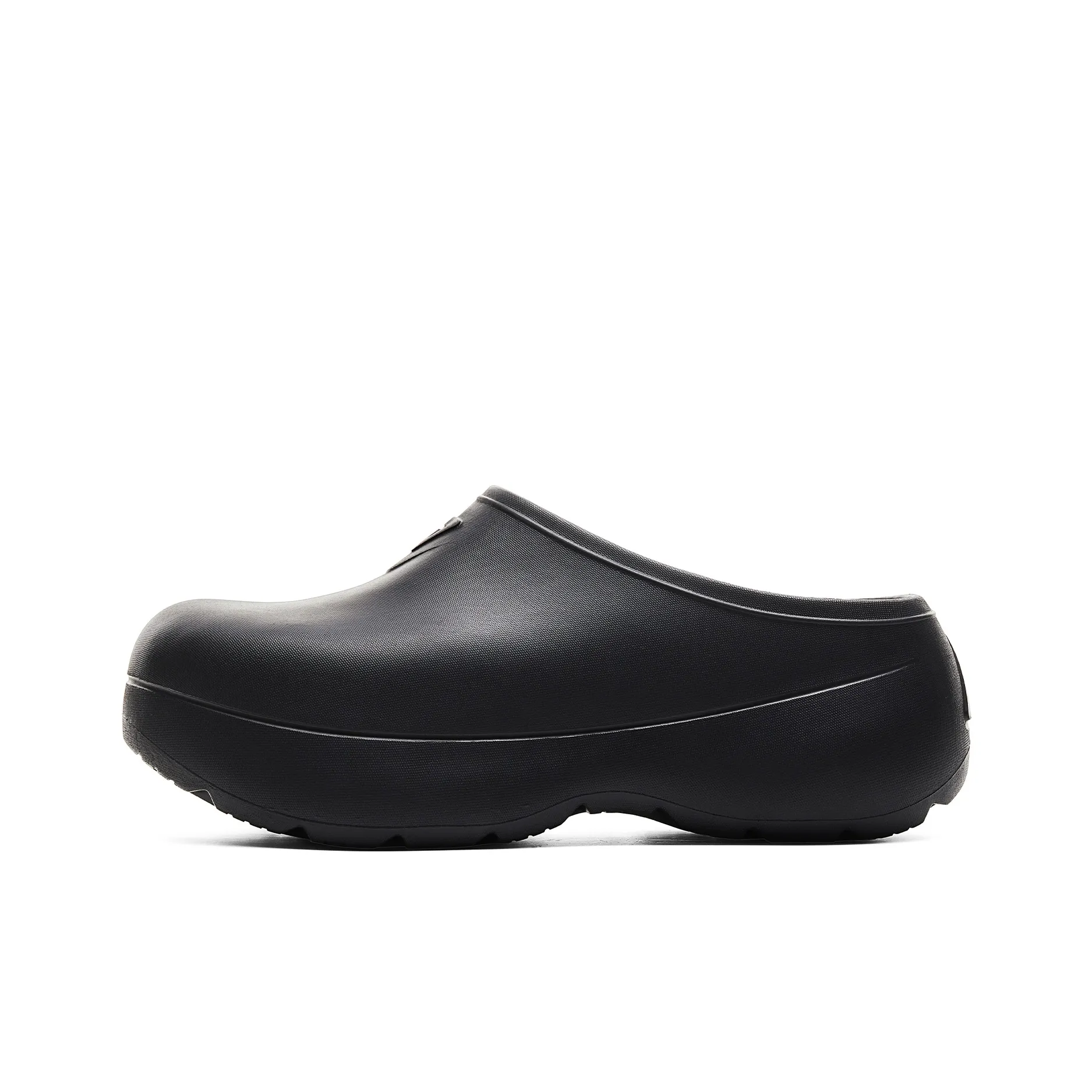 PEAK Taichi Chef Shoes Closed Toe Slippers Men's All Black