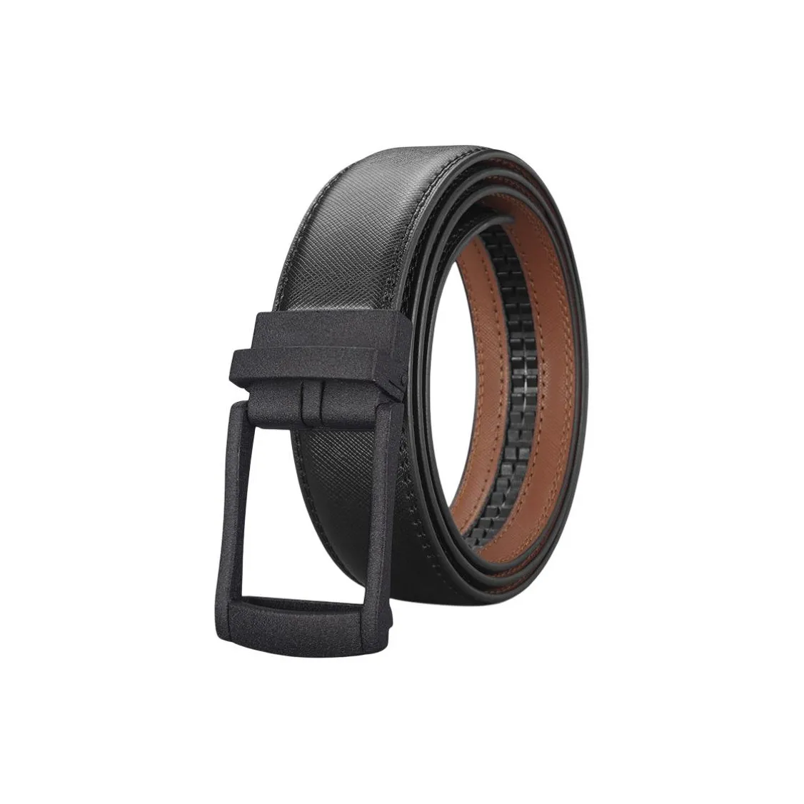 Yamaichi Maru High Quality Alloy, Split Cow Leather With Overlay Film Leather Belts Men's 3.5 Cm