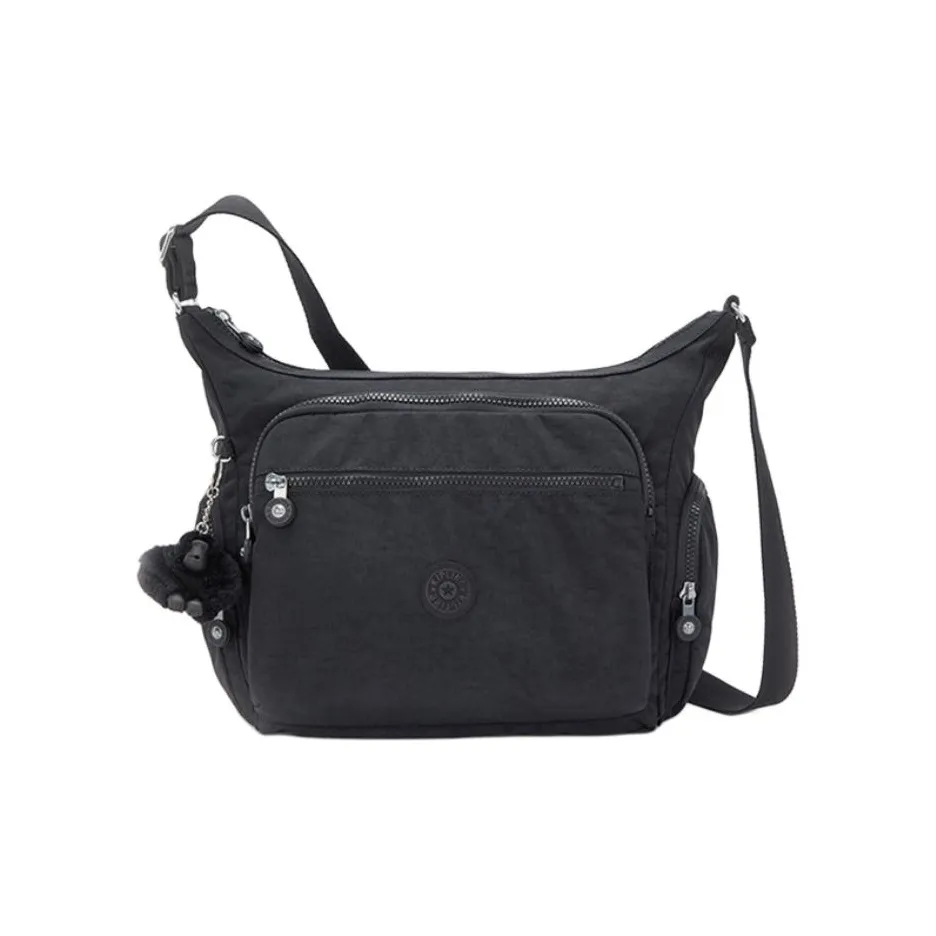 Kipling Polyester Croissant Bag Shoulder Bag Small Size Unisex Multicolor