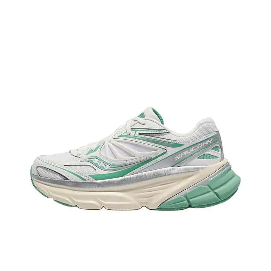 Saucony GUARD Guardian Slip-resistant Abrasion-resistant Low-top Беговые кроссовки Унисекс Зеленый