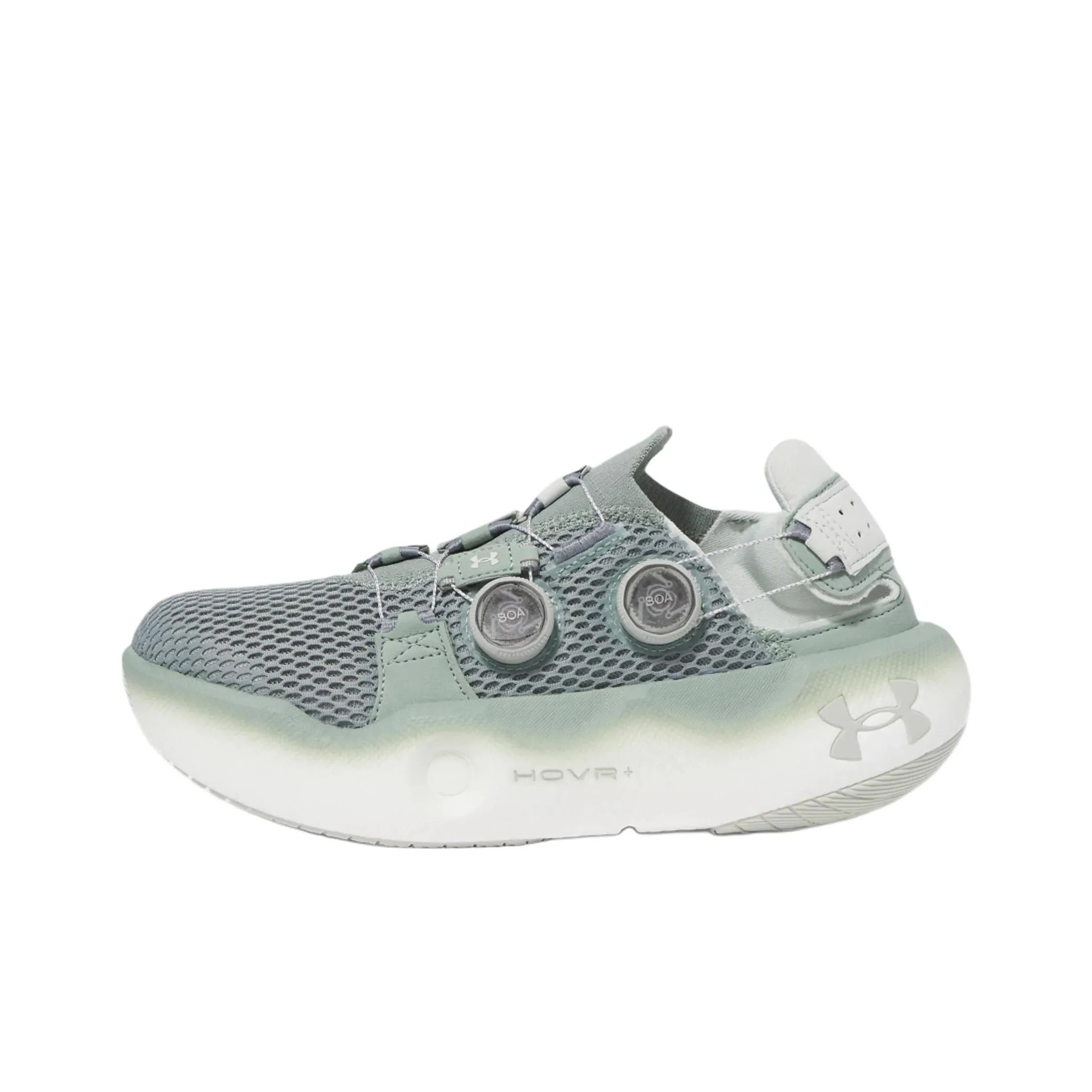 Speedland x Under Armour Амортизация и Дышащий Низкий Топ Беговые кроссовки Унисекс Зеленый