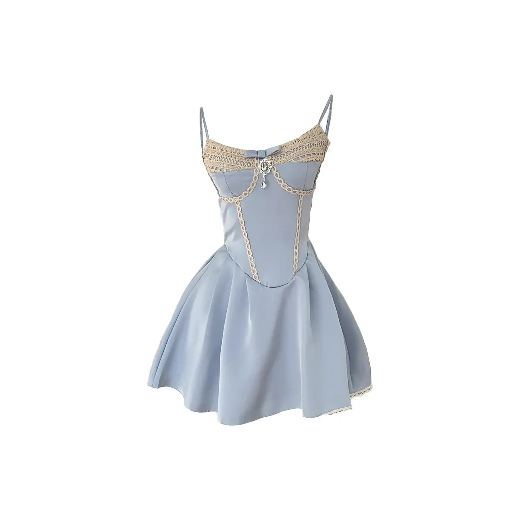 TORIGHT Slip Платье Женское Синее