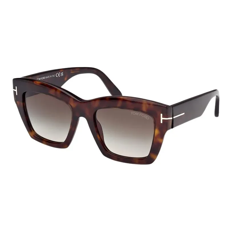 TOM FORD Eyewear Luna Square Frame Sunglasses