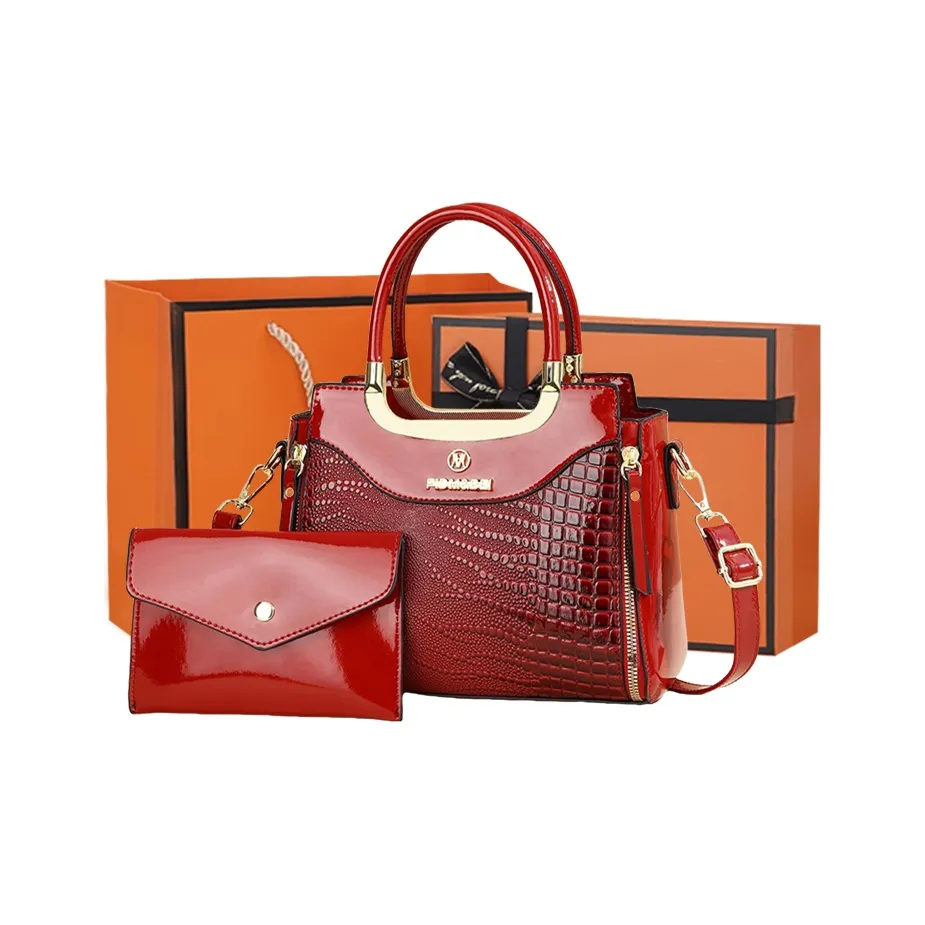 PINK·LAND ПУ (полиуретан) Сумка Стандартная Женская Красная Оранжевая Хаки Королевский Синий Черная