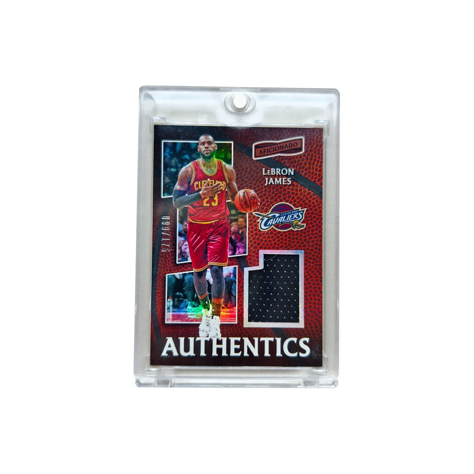 PANINI 2016-17 Aficionado LeBron James Аутентичный игровой материал 099 175 Коллекционный предмет спортивные карты 1 шт