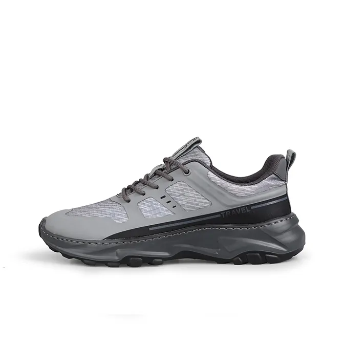 BOSSSUNWEN Light Boundary Collection Low Top Casual Shoes Men's Gray