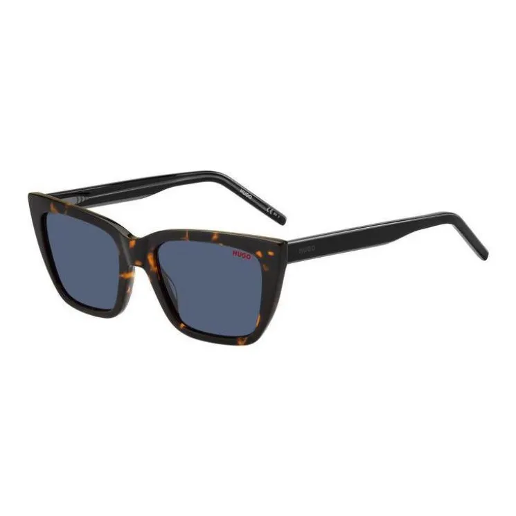 HUGO BOSS Acetate Cat Eye Sunglasses Women's Tortoiseshell