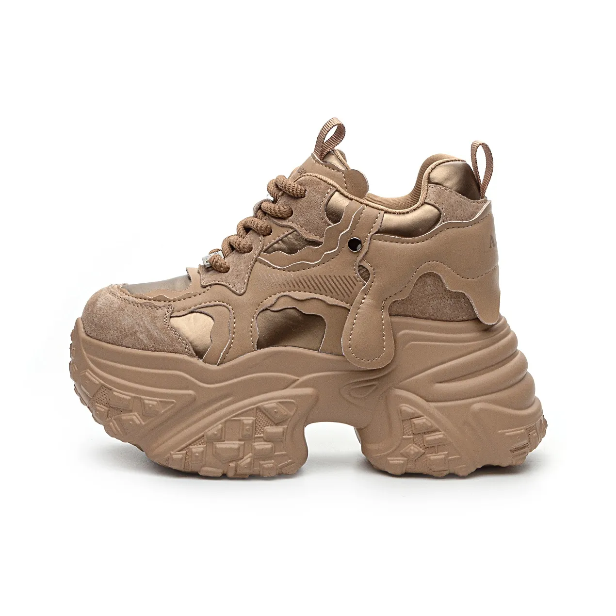 AQUASCUTUM Устойчивый к истиранию Водонепроницаемый и Дышащий Легкий Увеличивающий Высоту Низкий Топ Кроссовки с Толстой Подошвой Женские