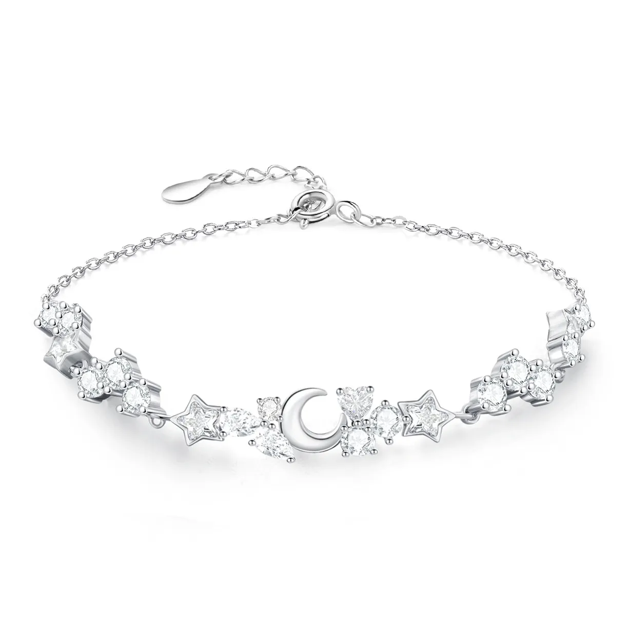 Love Link 999 Fine Silver Bracelets Women's
