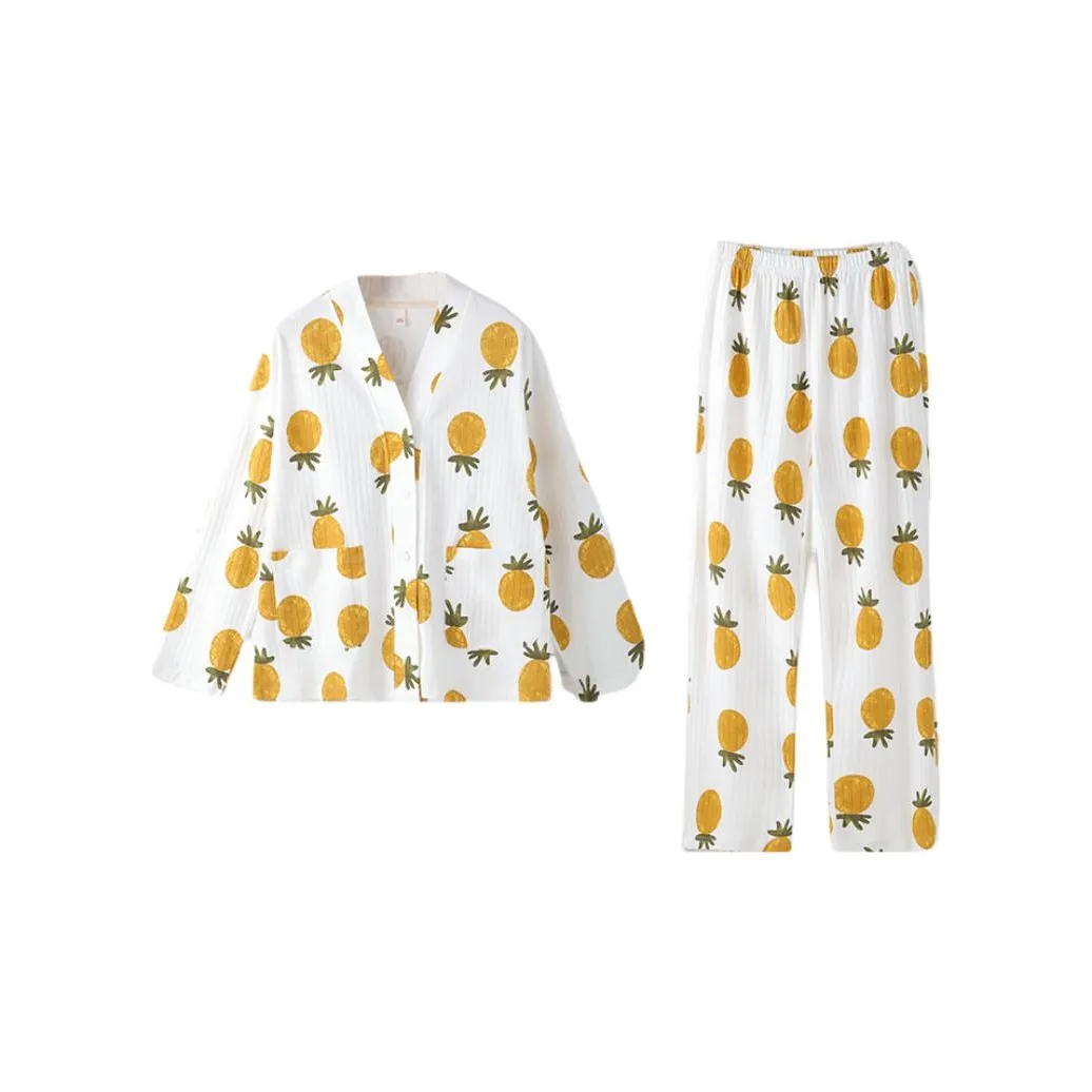 ZAO FU NIAO Пижамный комплект Женские Ананас Миниатюрный