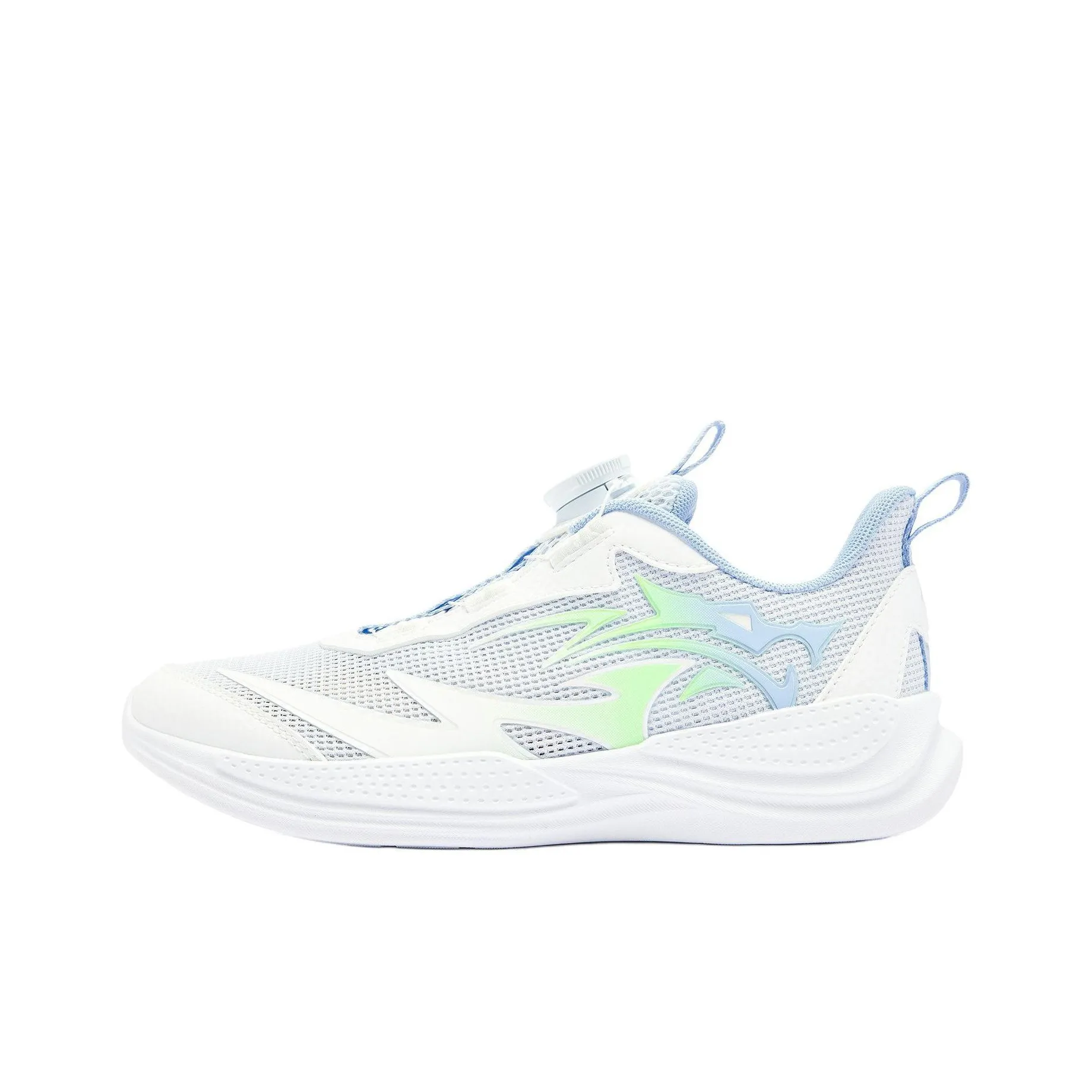 QIAODAN STEP On The Liuyun Противоскользящий Устойчивый к износу Низкий Топ Детская Беговая Обувь Dream Blue Jordan White