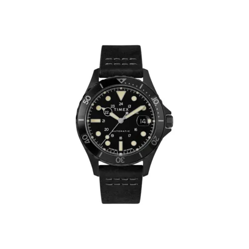 TIMEX Автоматический Механический Movement Мужские Часы 41 мм Черные