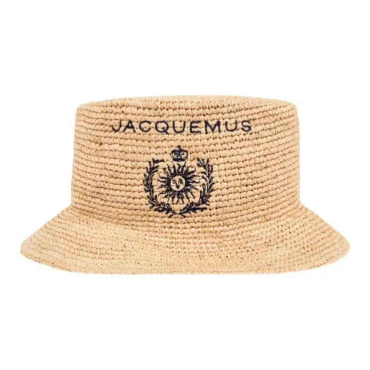 Jacquemus Le Bob Pesco Logo Embroidered Bucket Hat