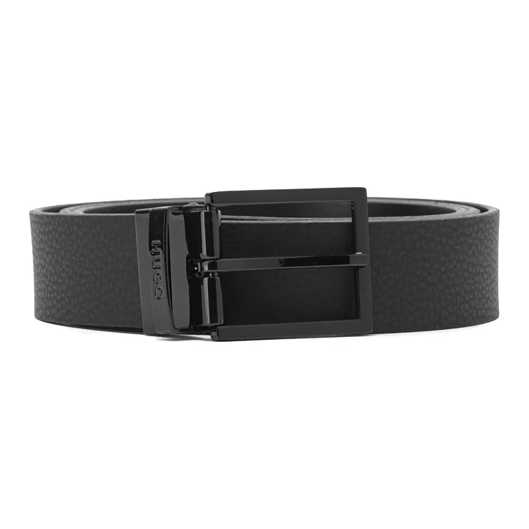 Hugo Boss Кожаные ремни Мужской Черный Ширина 3,5 см