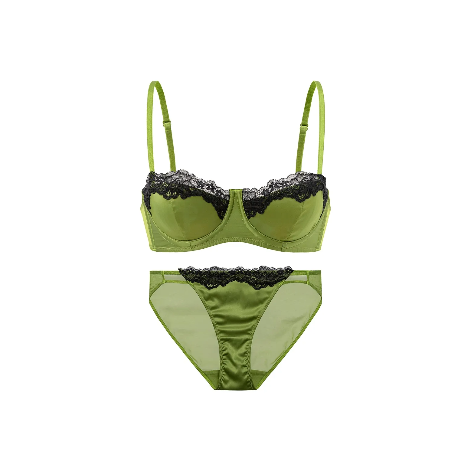 FREELASS Комплект нижнего белья Женское Мохово-зеленый