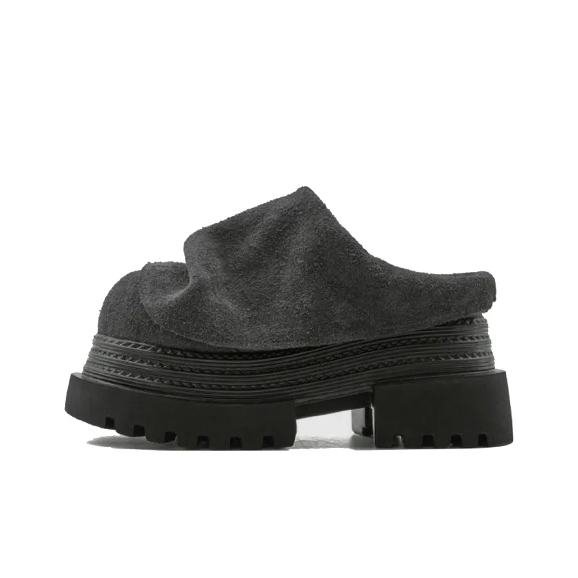 GULIA Устойчивая к истиранию домашняя обувь для женщин угольно-серый цвет