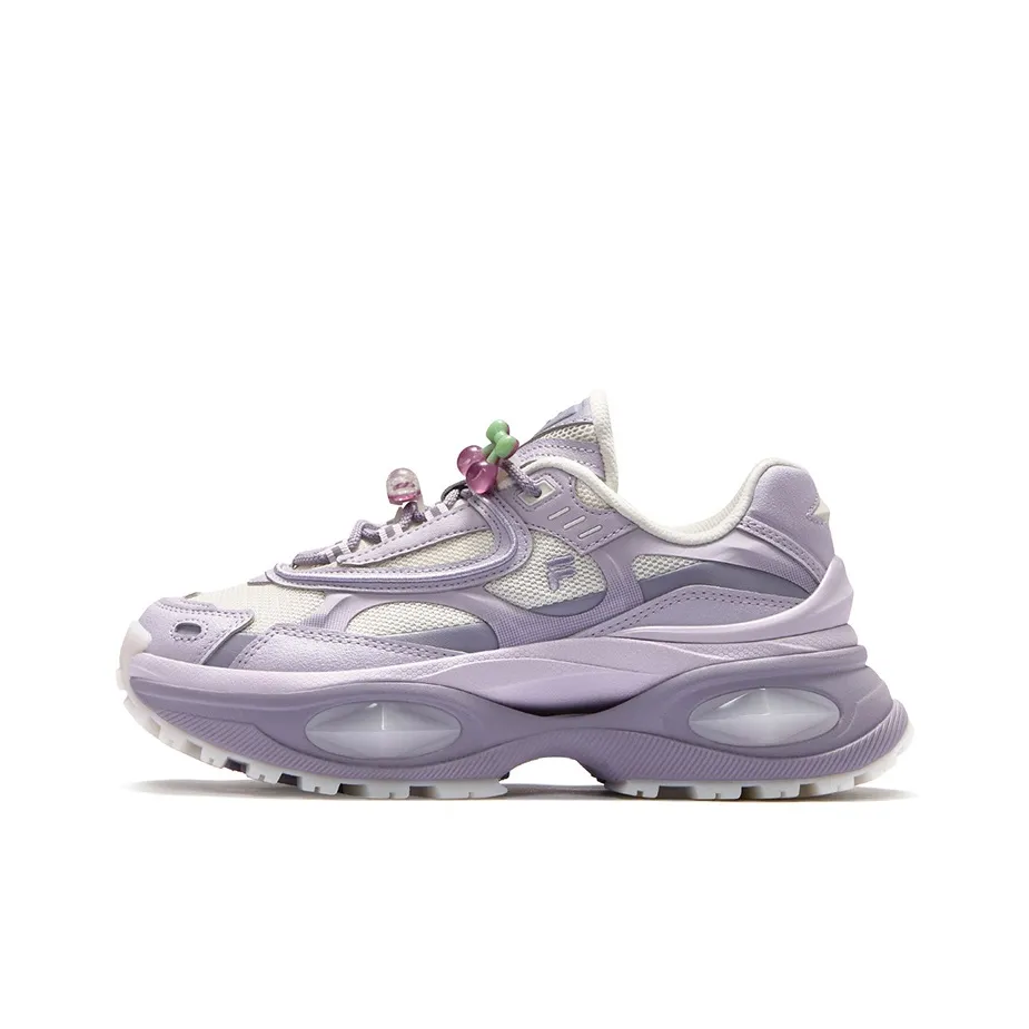 FILA FUSION BIANCO III Casual Shoes Women's Low Top Tofu White/Iris Purple