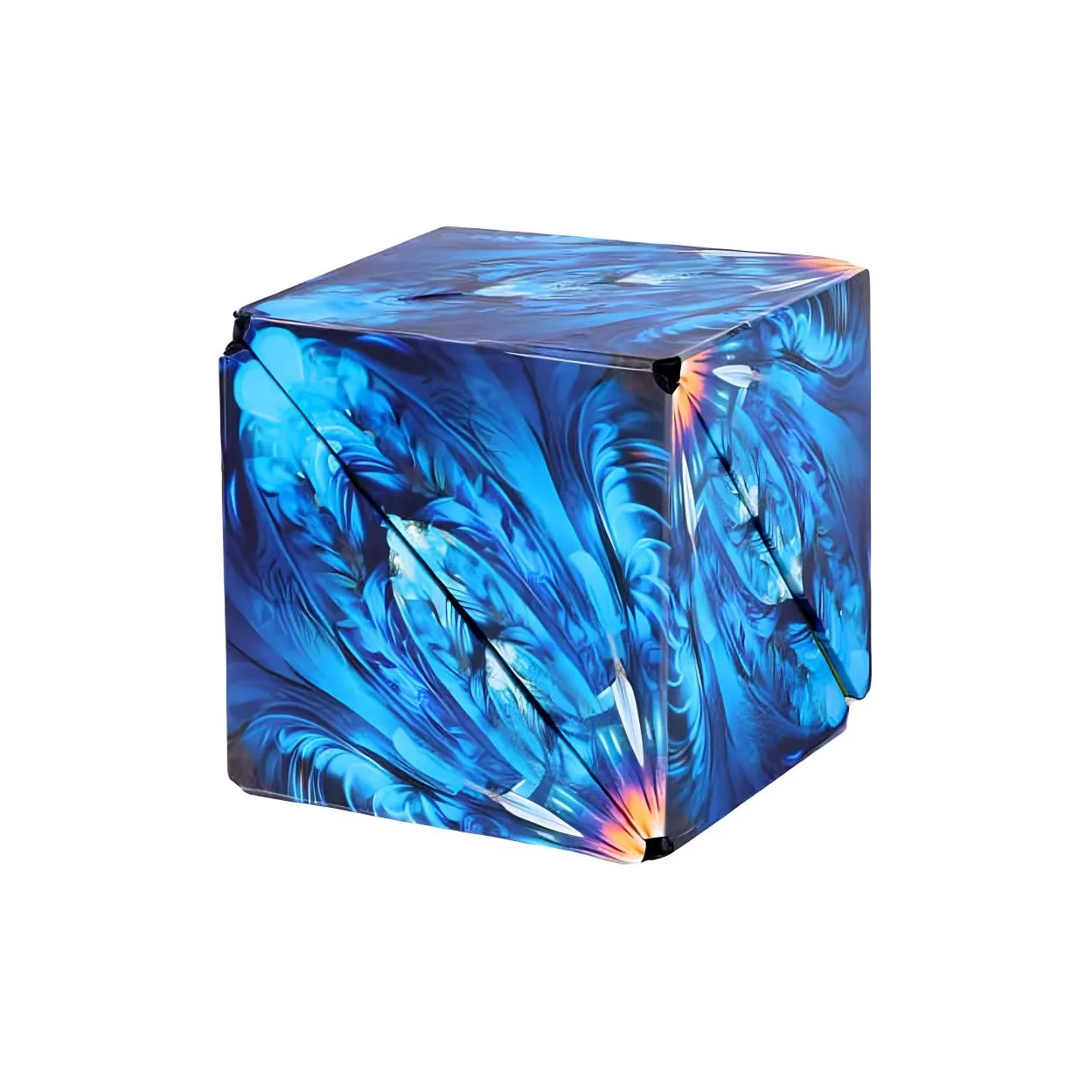 Qiyi Универсальный Бесконечность Кубик Рубика Павлин Spread GEOMETRY Складной FLIP 3D Трансформация Развивающие игрушки