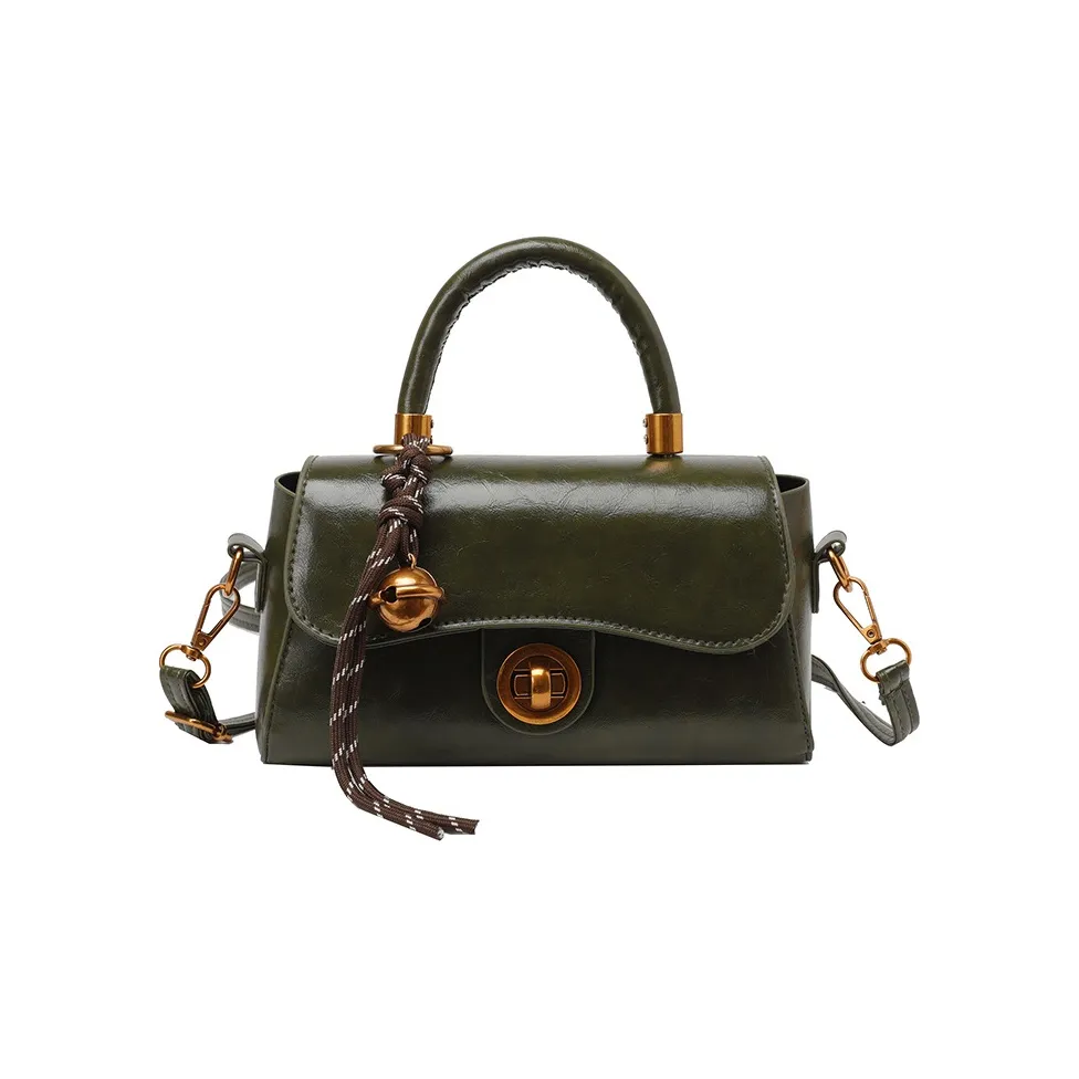 AOSONG PU Crossbody One Shoulder Handbag Regular Unisex Brown/Black/Green/Red
