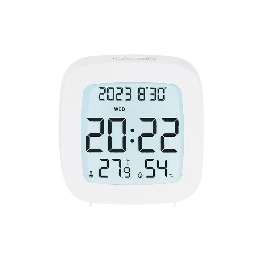 HENSE Электронный Механизм Пластик Будильник Унисекс Белый